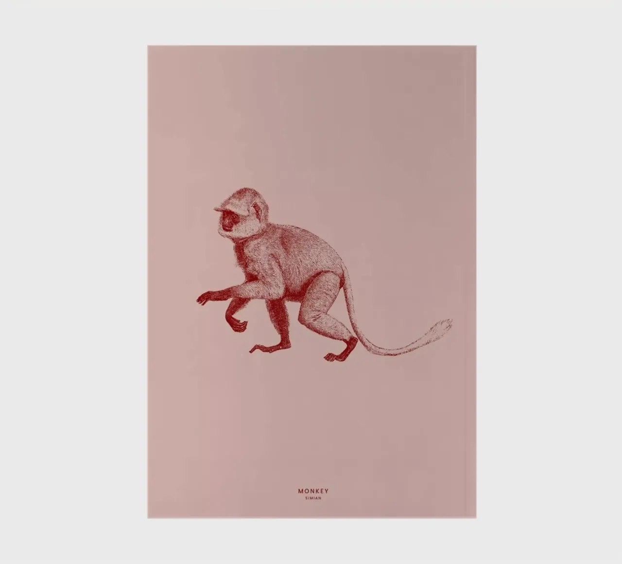 Monkey II notebook by Flora & Fauna