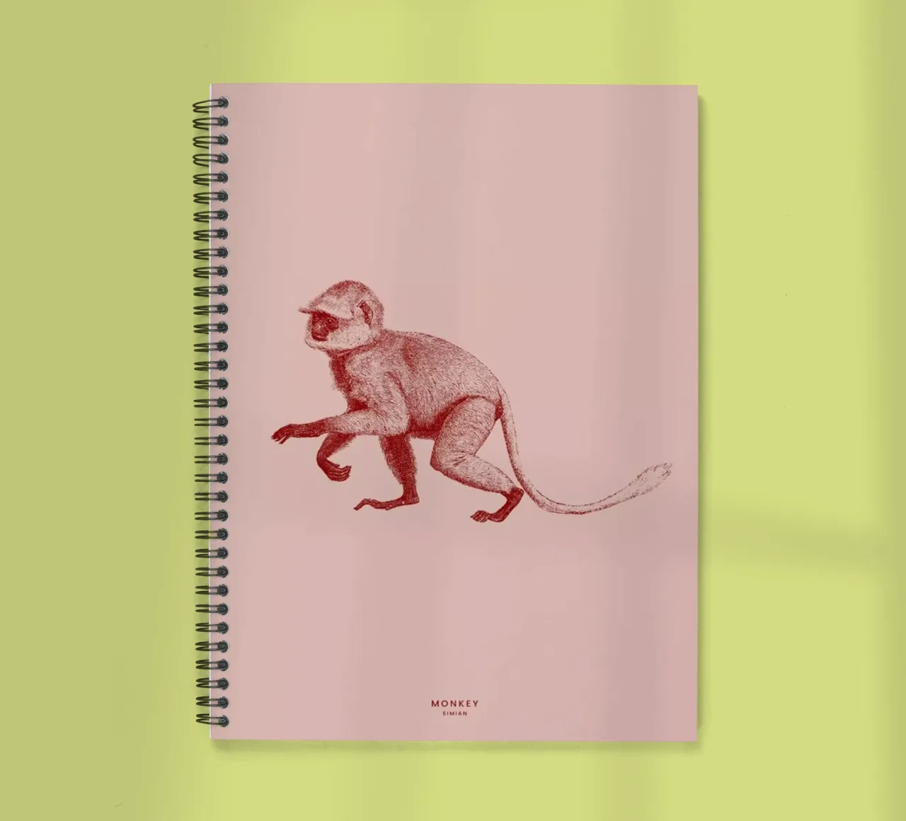 Monkey II spiral notebook by Flora & Fauna