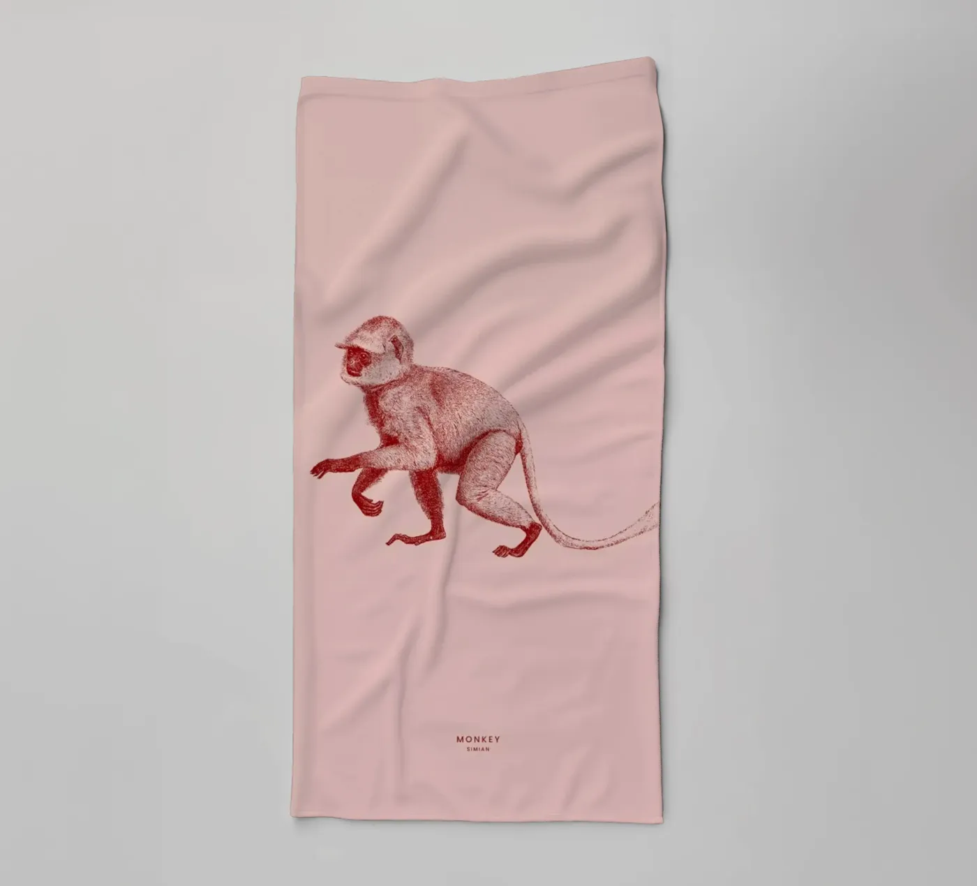 Monkey II badhanddoek van Flora & Fauna