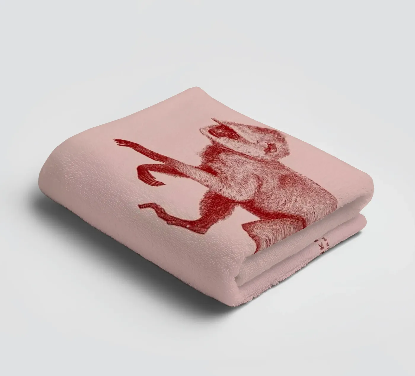 Monkey II badhanddoek van Flora & Fauna