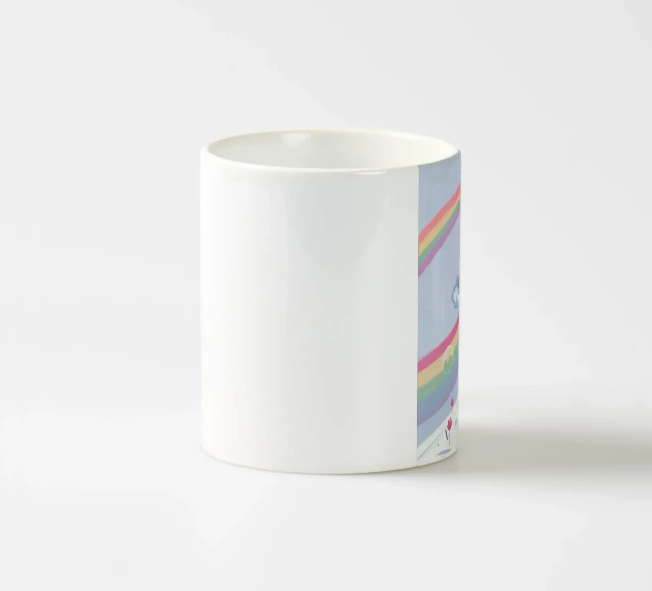 Cavalcata stravagante dell'arcobaleno tazza in ceramica da Timeless Huse
