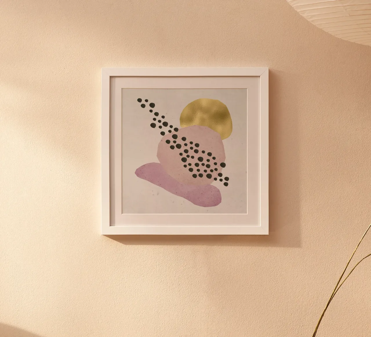 Gold Abstrakt poster da Mia Nissen