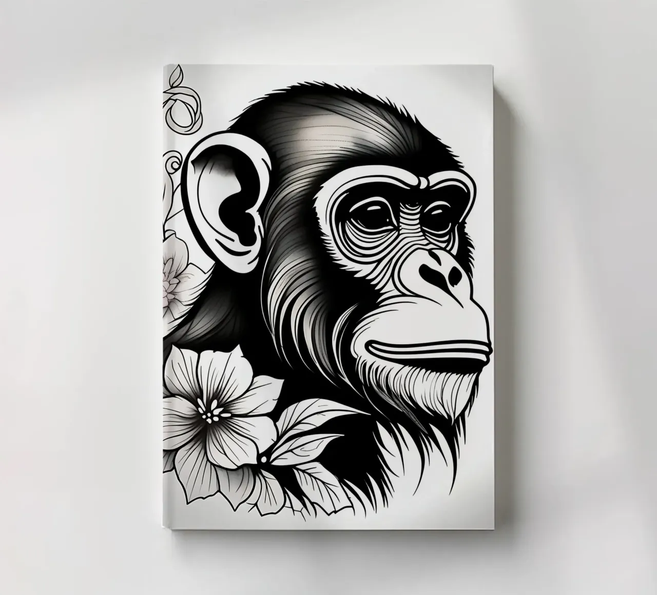 Monkey_Style_B_1 notebook by Tierisch bunt by LK