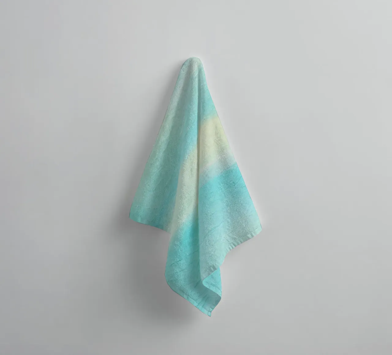 Teal Watercolor Pattern towel by lovely lines