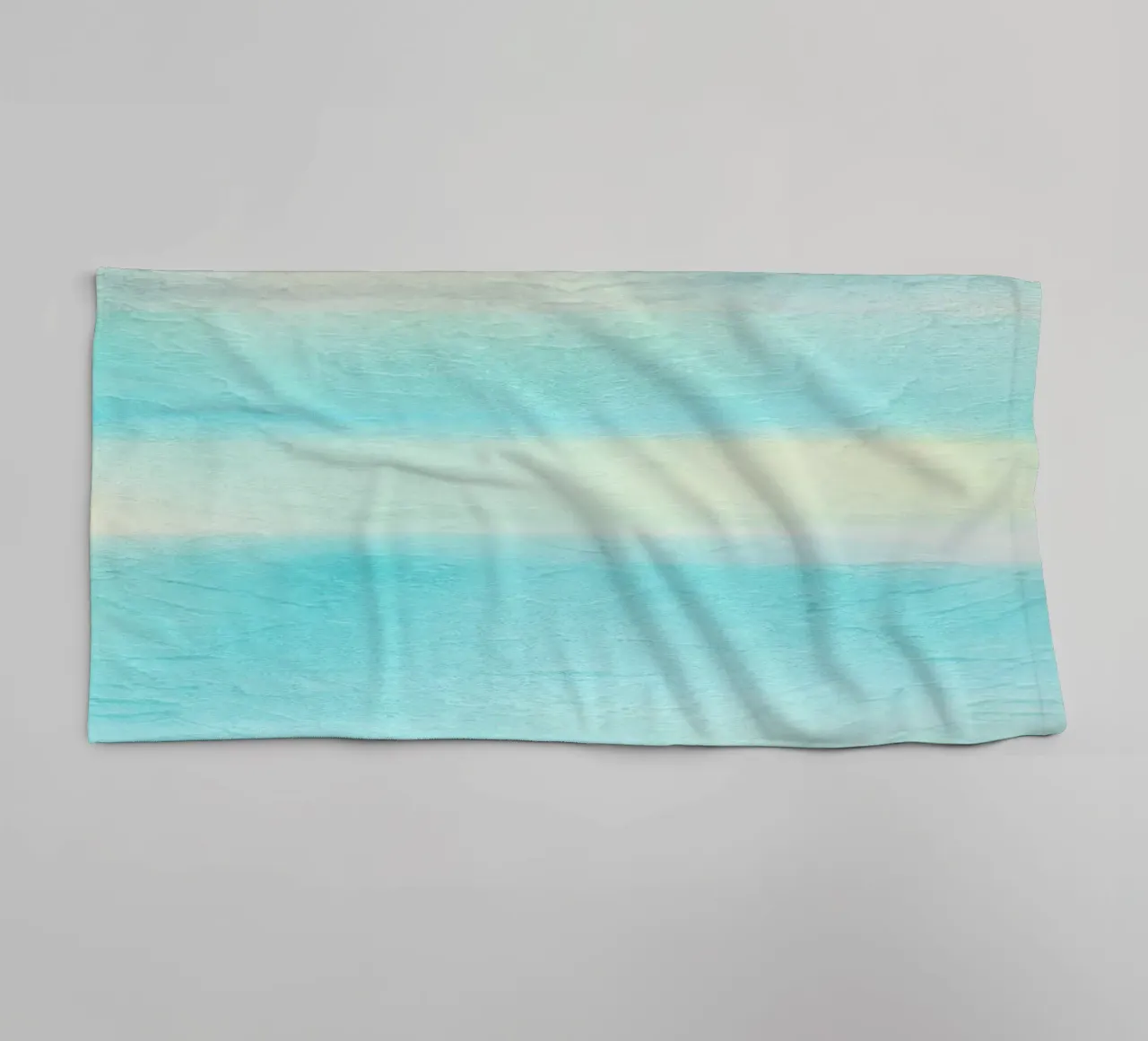 Teal Watercolor Pattern towel by lovely lines