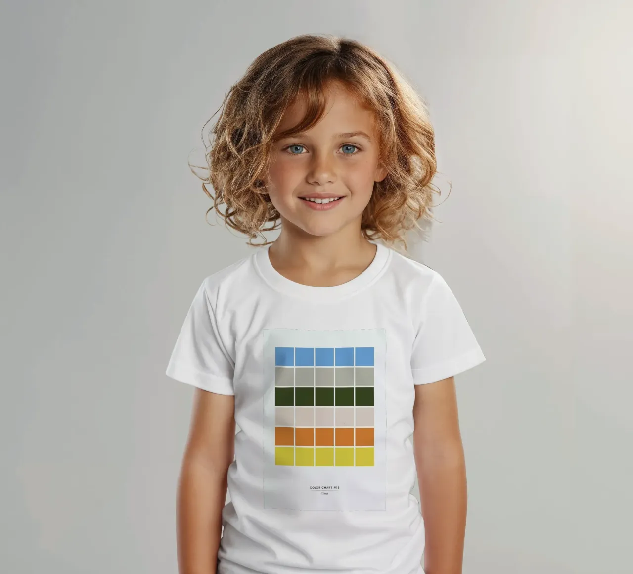 Tiled t-shirt bambini da daylight design studio