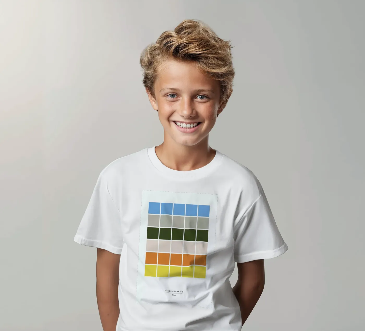 Tiled t-shirt bambini da daylight design studio