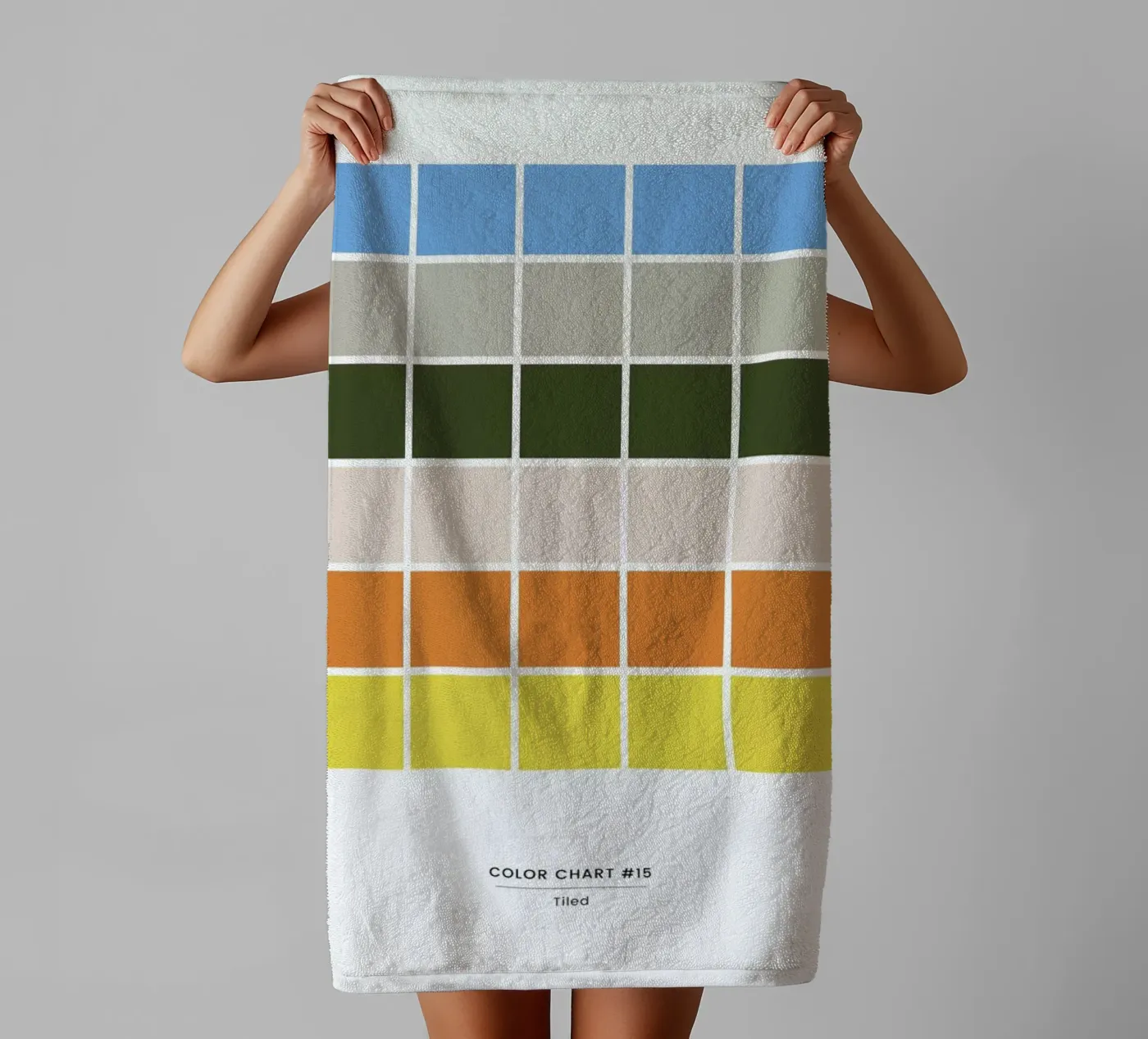 Tiled badhanddoek van daylight design studio