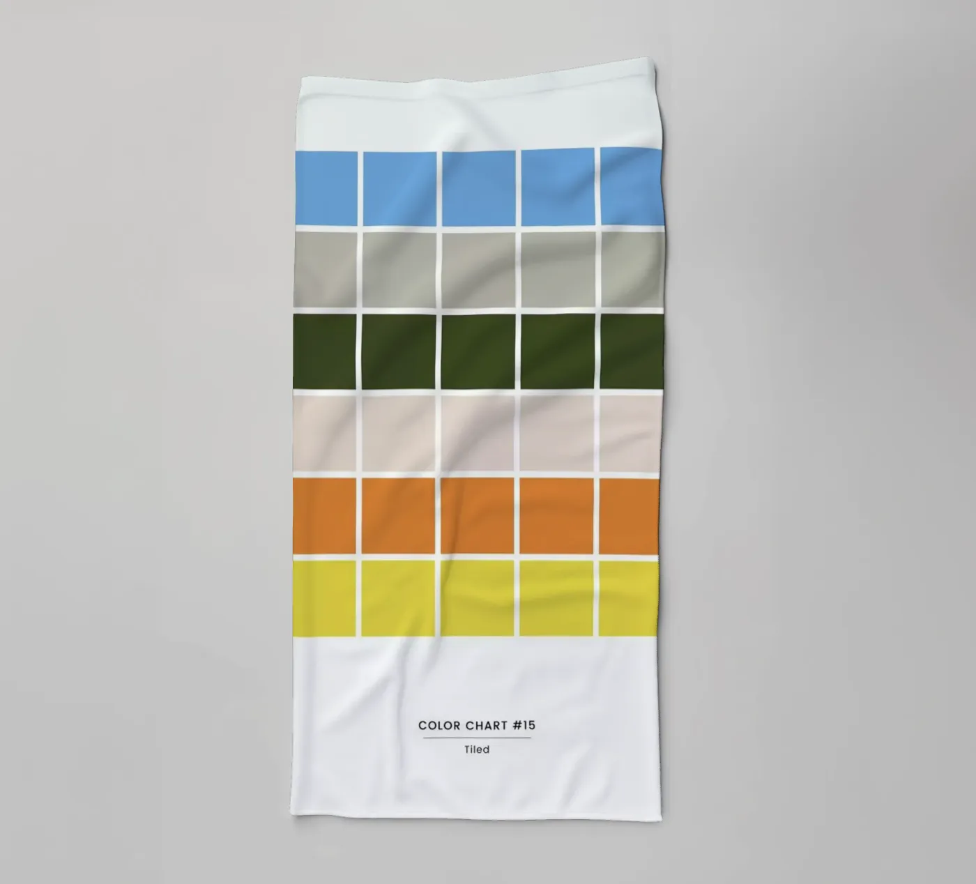 Tiled badhanddoek van daylight design studio