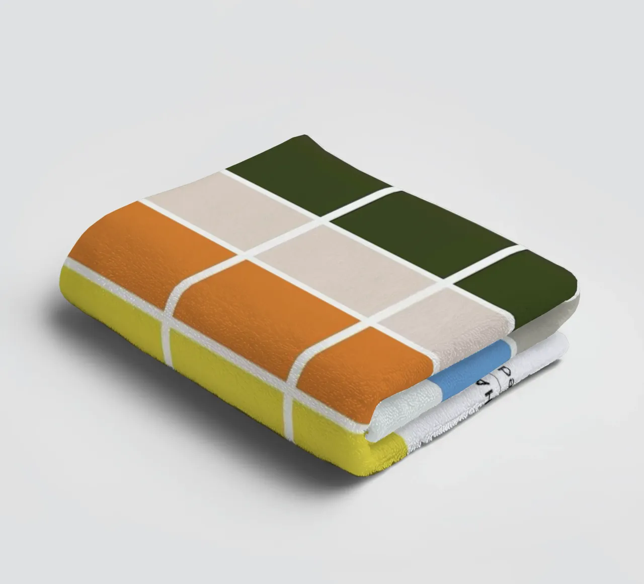 Tiled asciugamano da bagno da daylight design studio