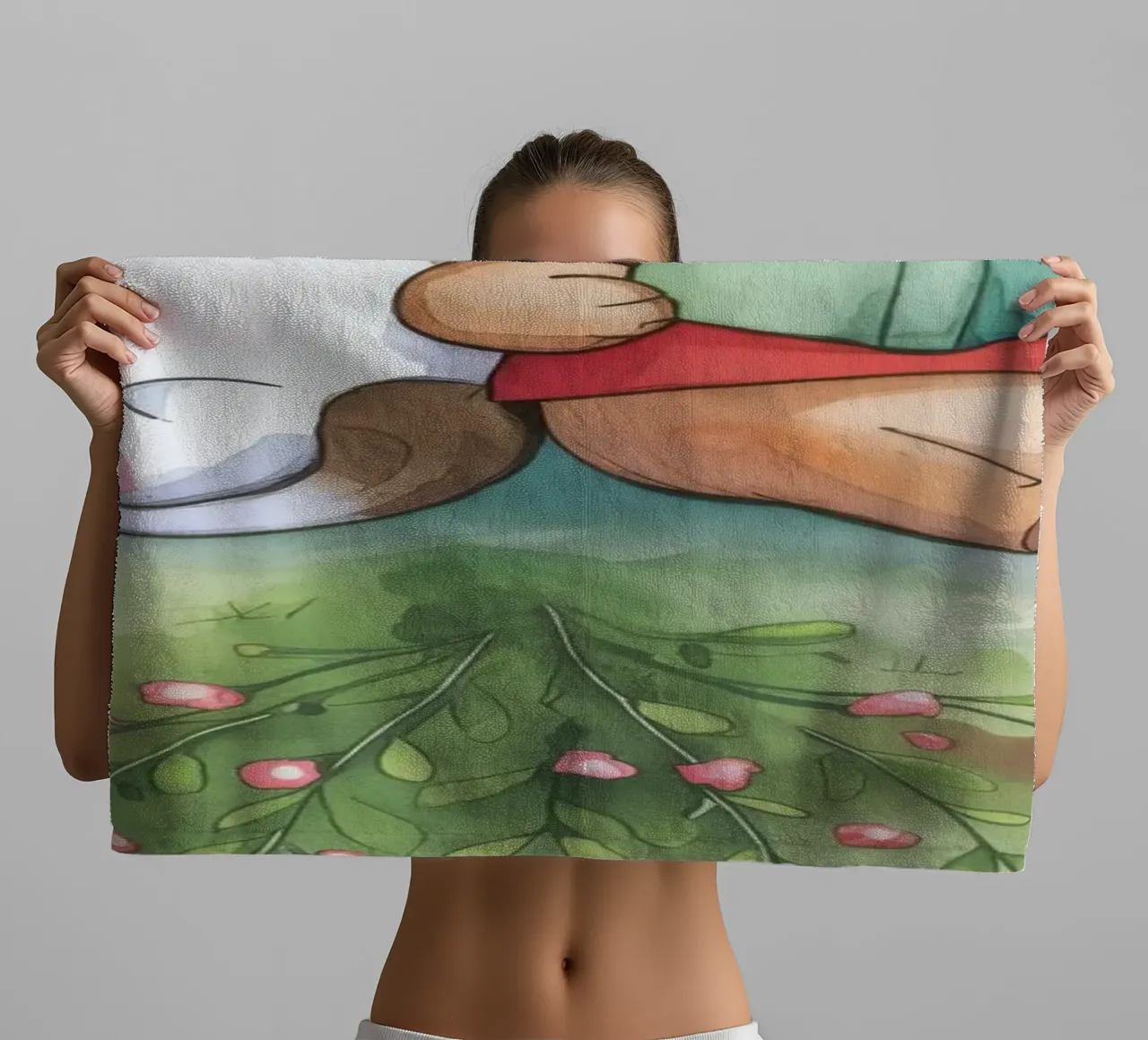 Le bonheur de l'heure du conte serviette de bain de Timeless Huse