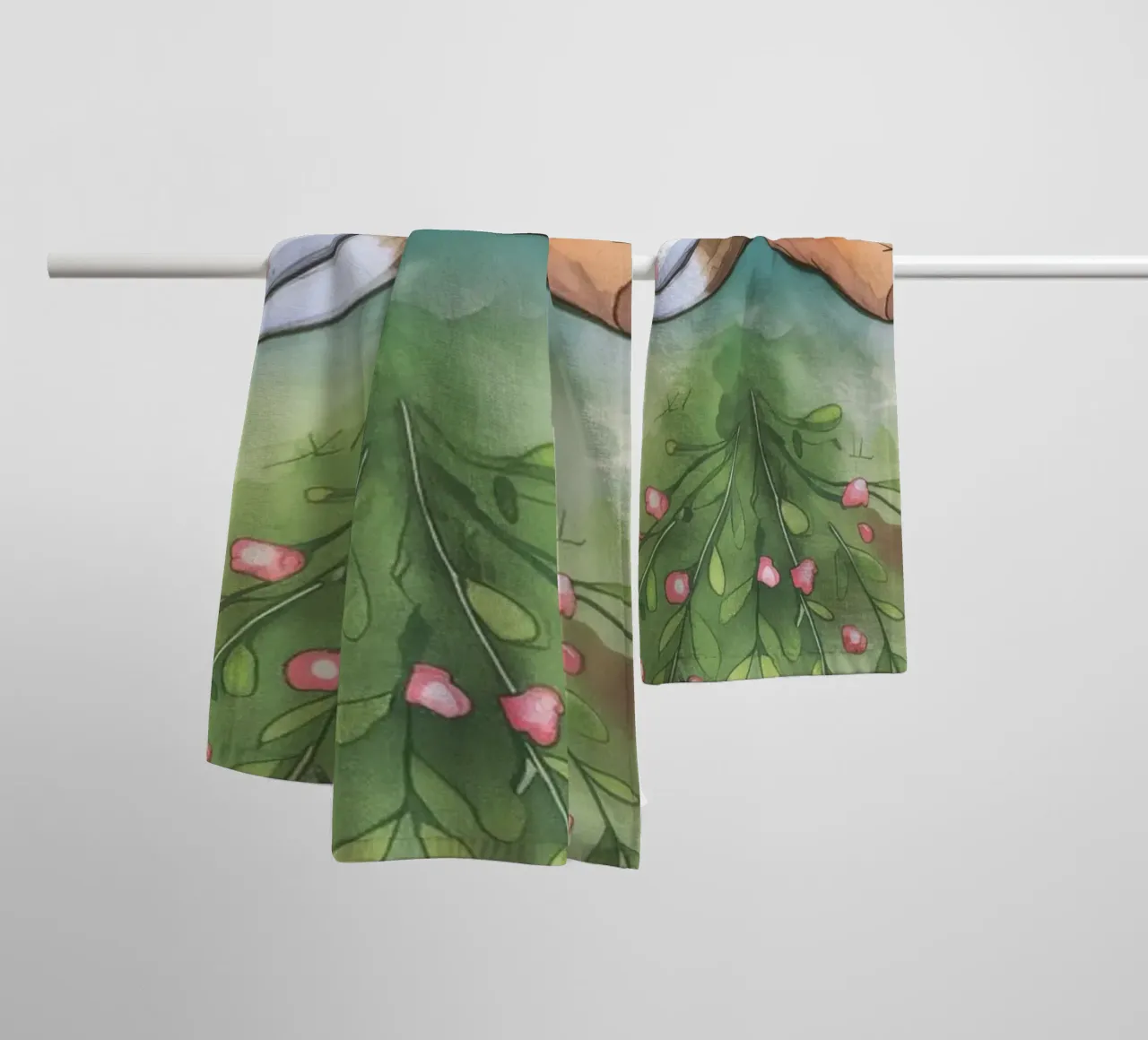 Le bonheur de l'heure du conte serviette de bain de Timeless Huse