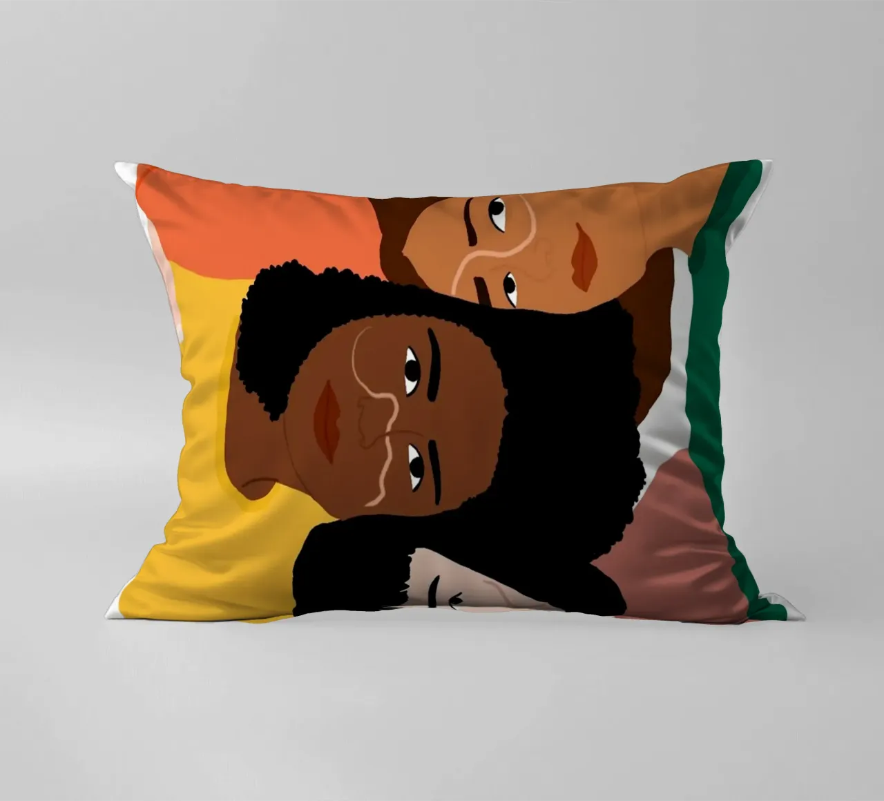 Linked cuscino da Céleste Wallaert