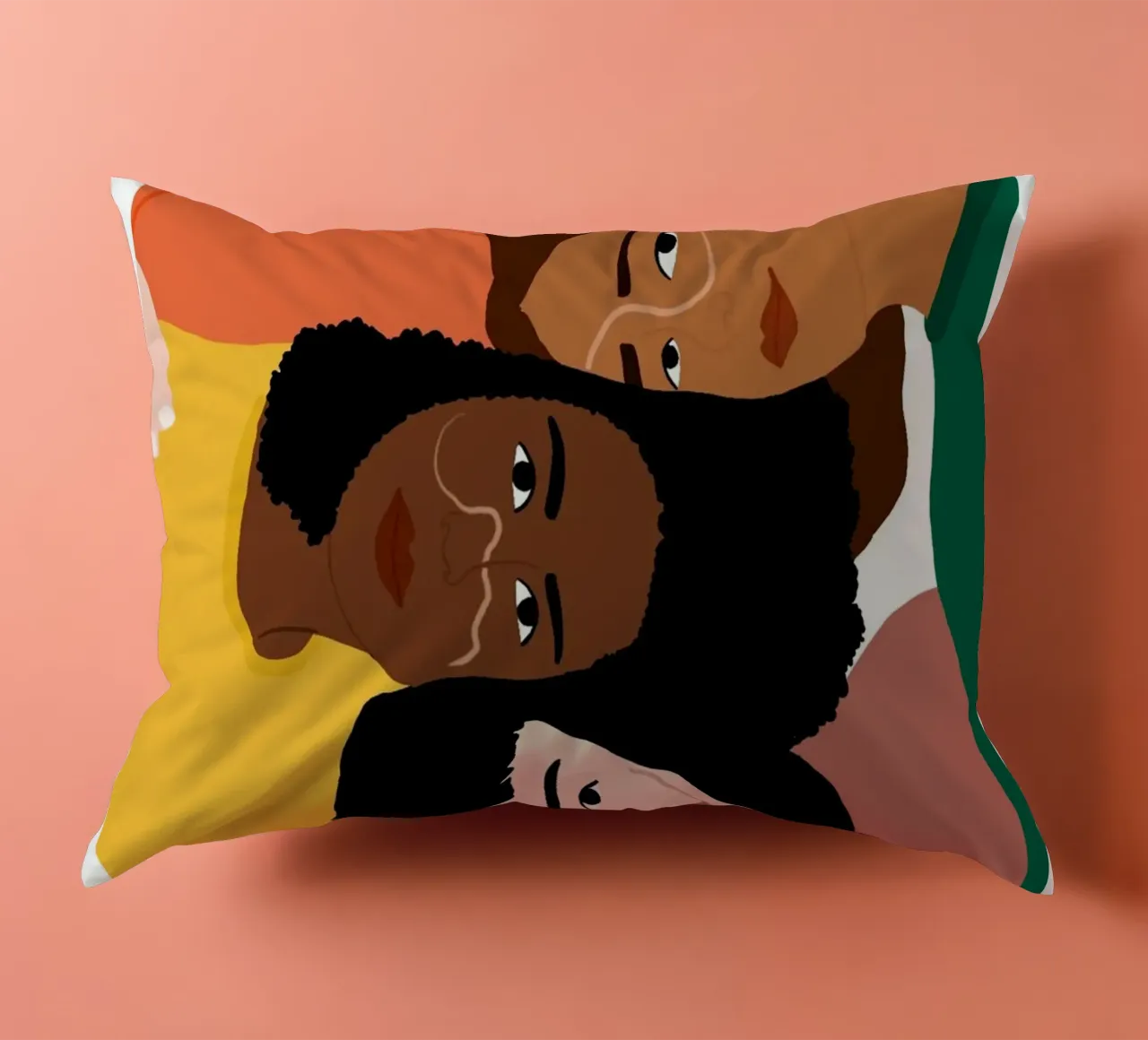 Linked cuscino da Céleste Wallaert