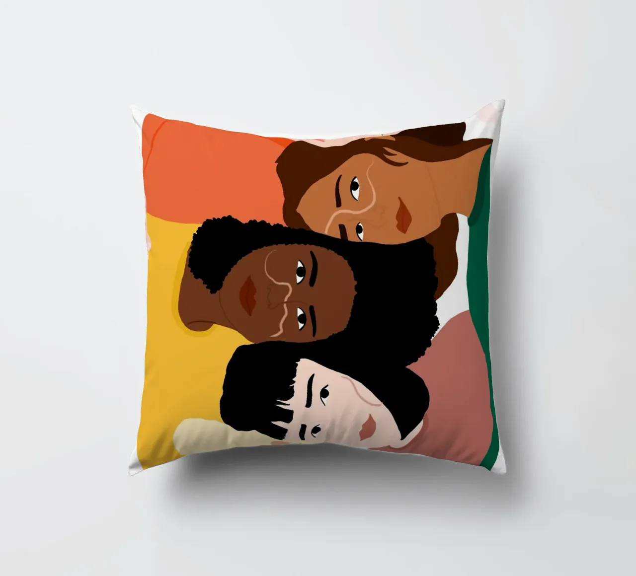 Linked cuscino da Céleste Wallaert