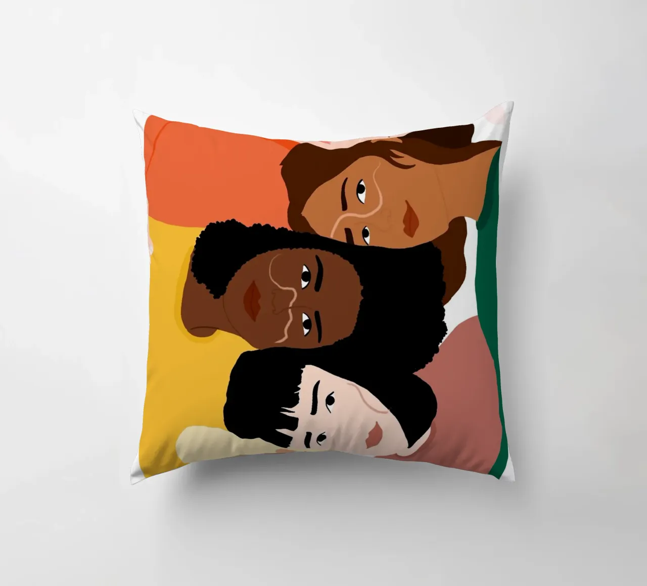 Linked cuscino da Céleste Wallaert