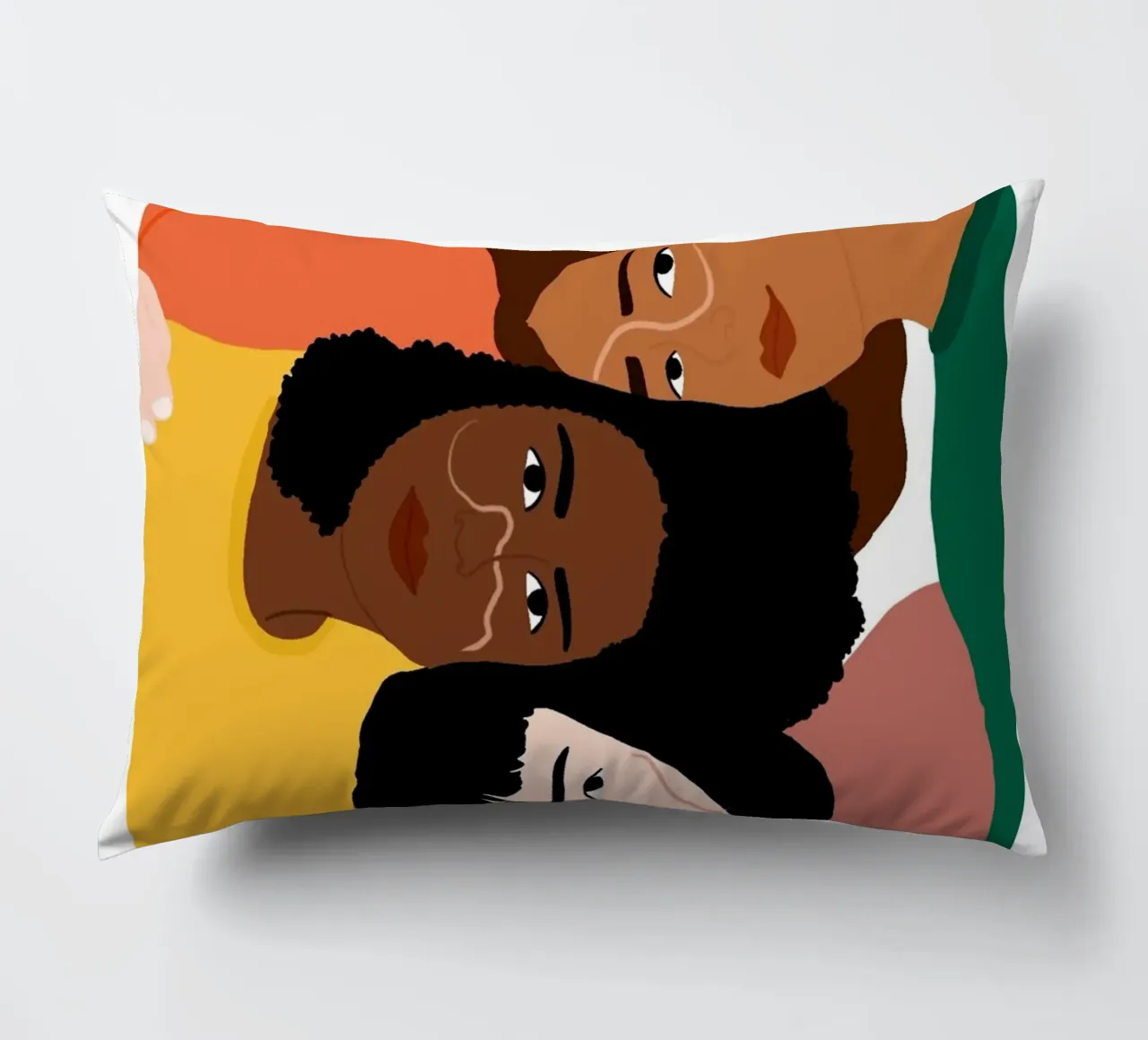 Linked cuscino da Céleste Wallaert