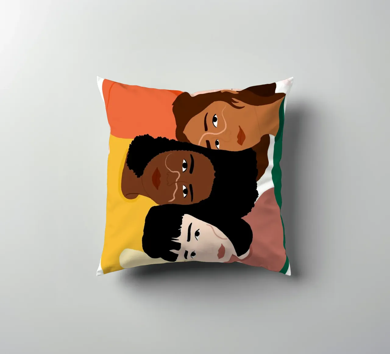 Linked cuscino da Céleste Wallaert