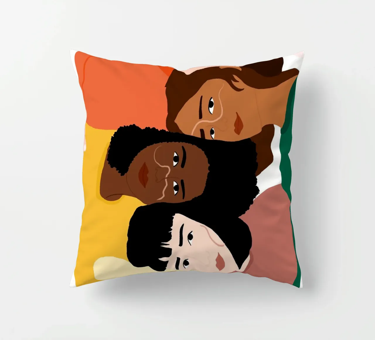 Linked cuscino da Céleste Wallaert