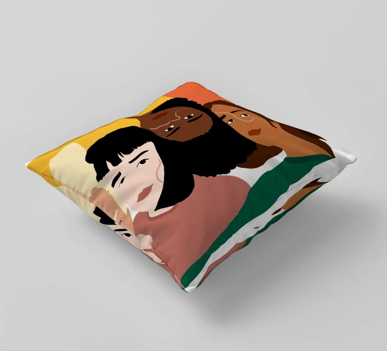 Linked cuscino da Céleste Wallaert