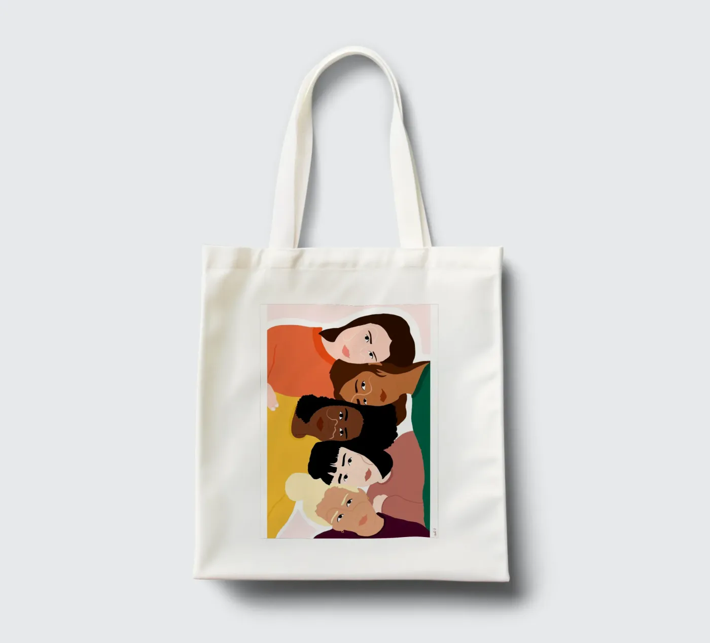 Linked tote bag by Céleste Wallaert