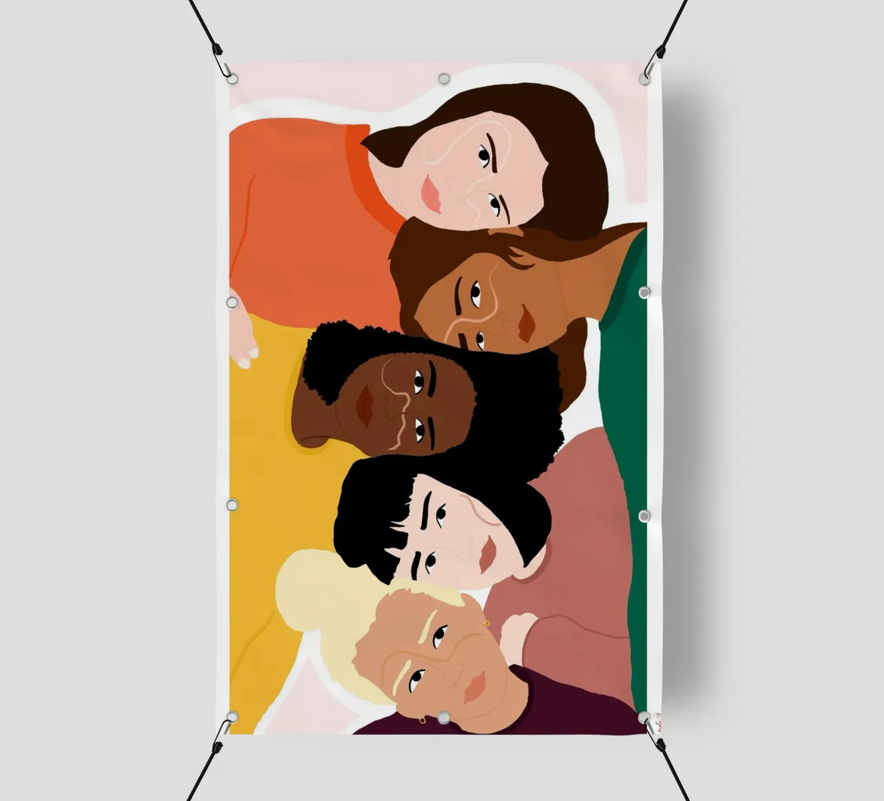 Linked telo in pvc da Céleste Wallaert