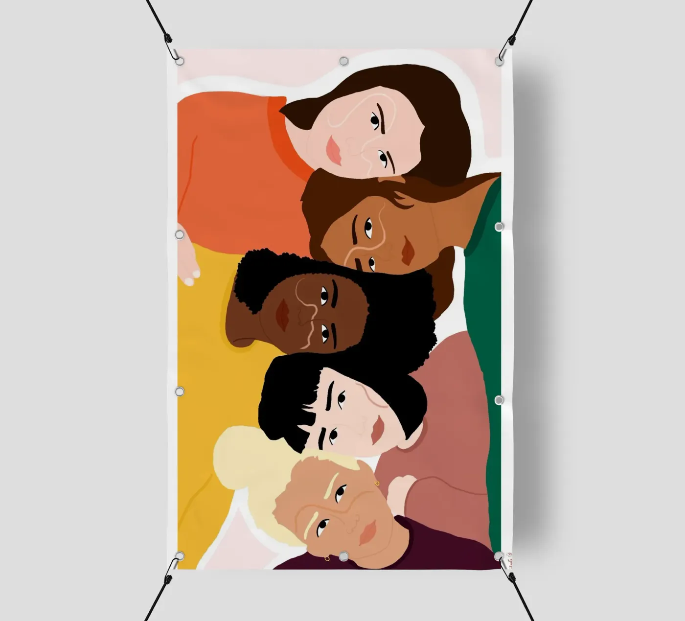 Linked bâche pvc de Céleste Wallaert