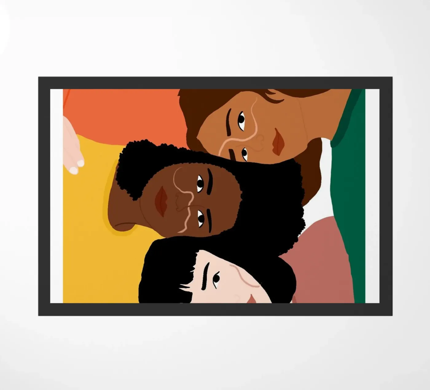 Linked paillasson de Céleste Wallaert