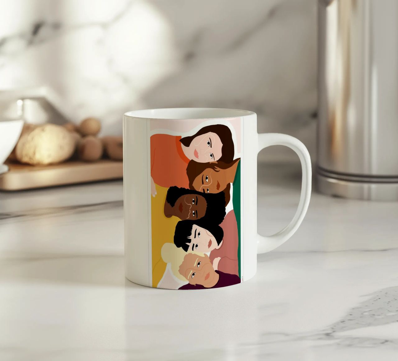 Linked taza de cerámica de Céleste Wallaert