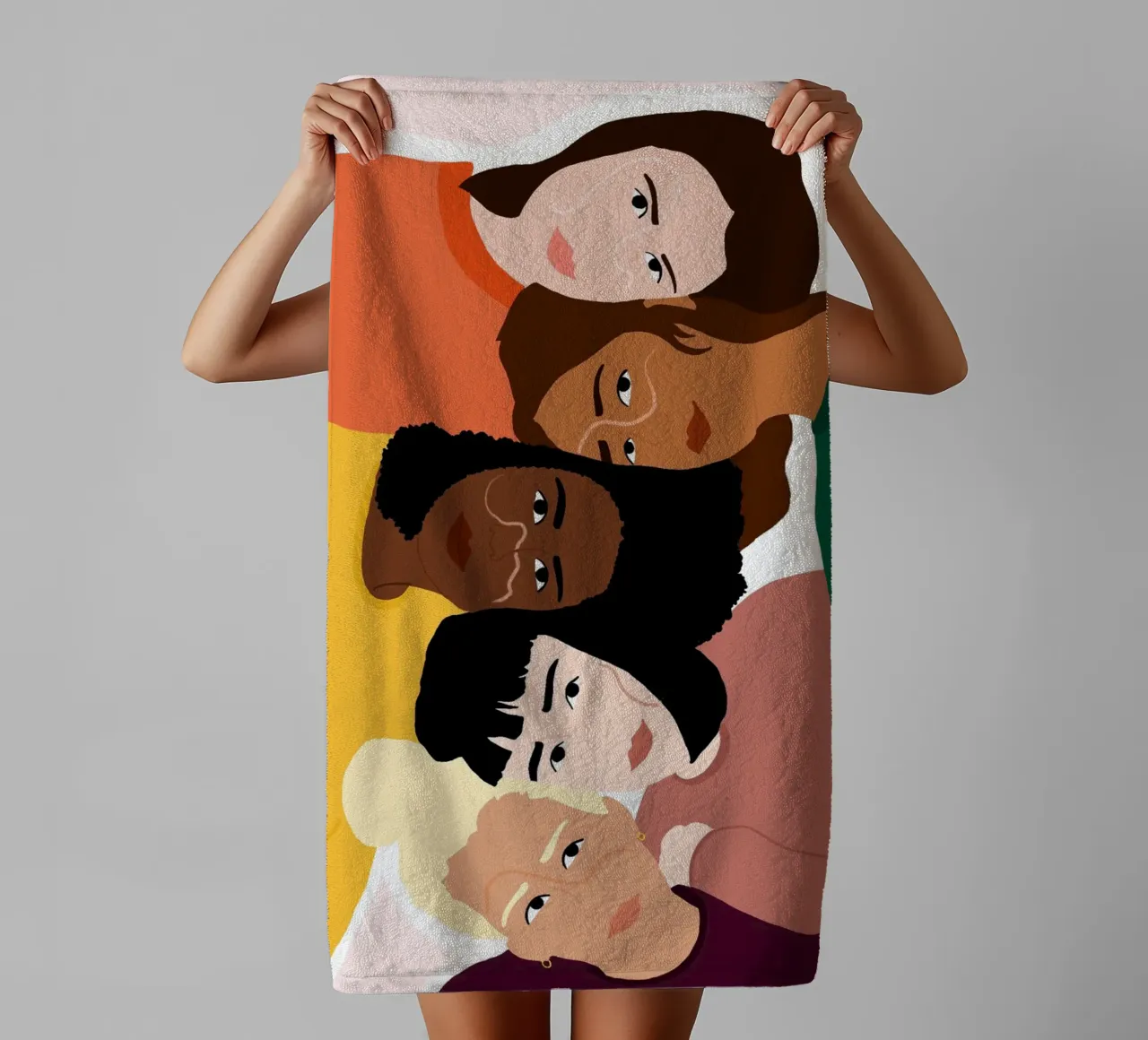 Linked badhanddoek van Céleste Wallaert