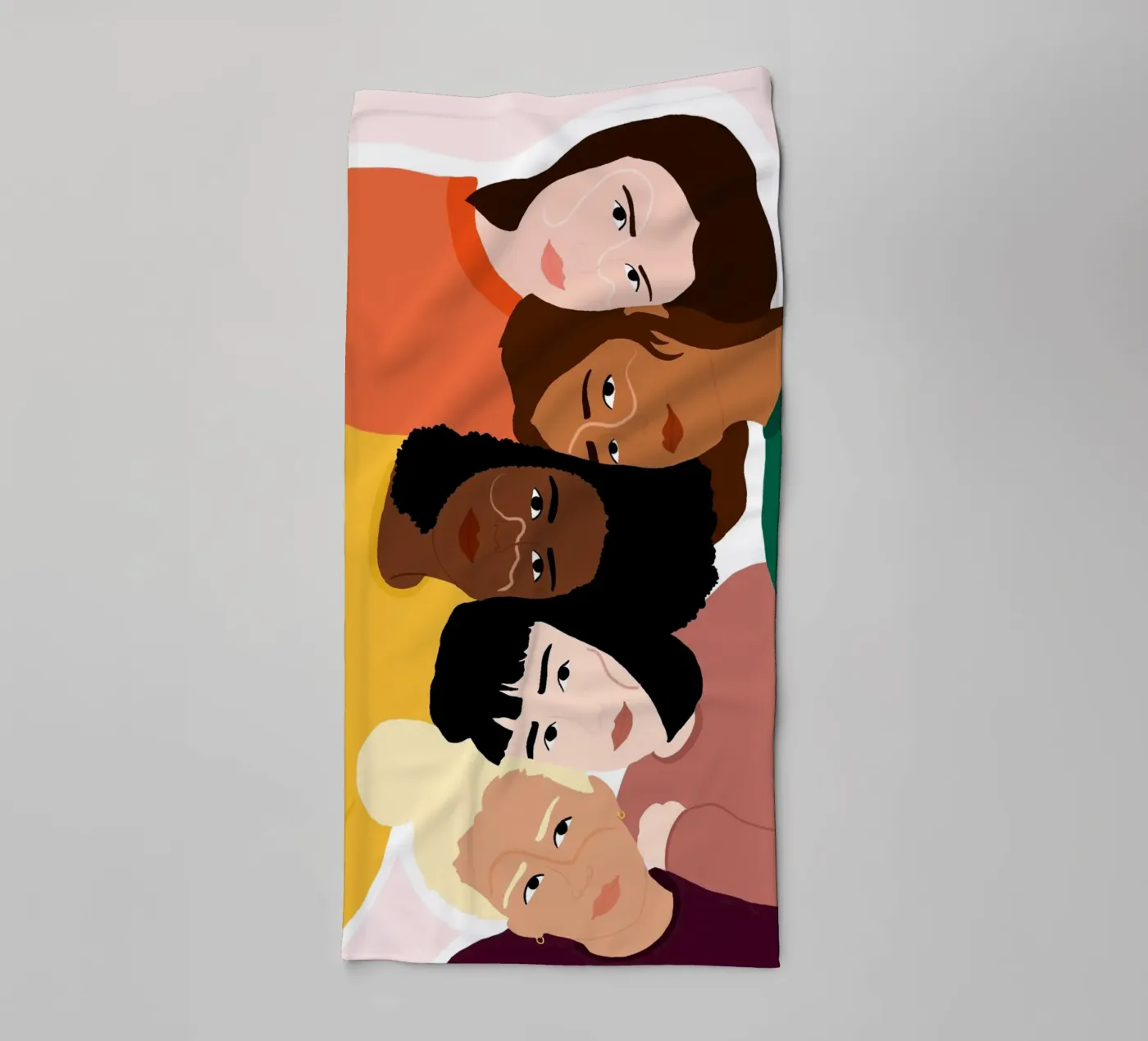 Linked badhanddoek van Céleste Wallaert