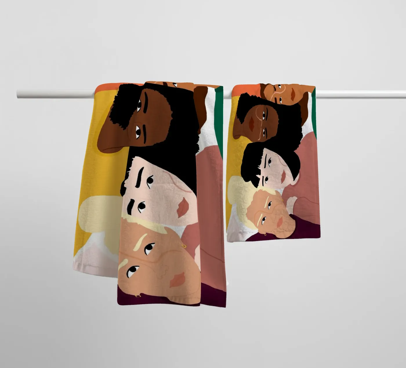 Linked badhanddoek van Céleste Wallaert