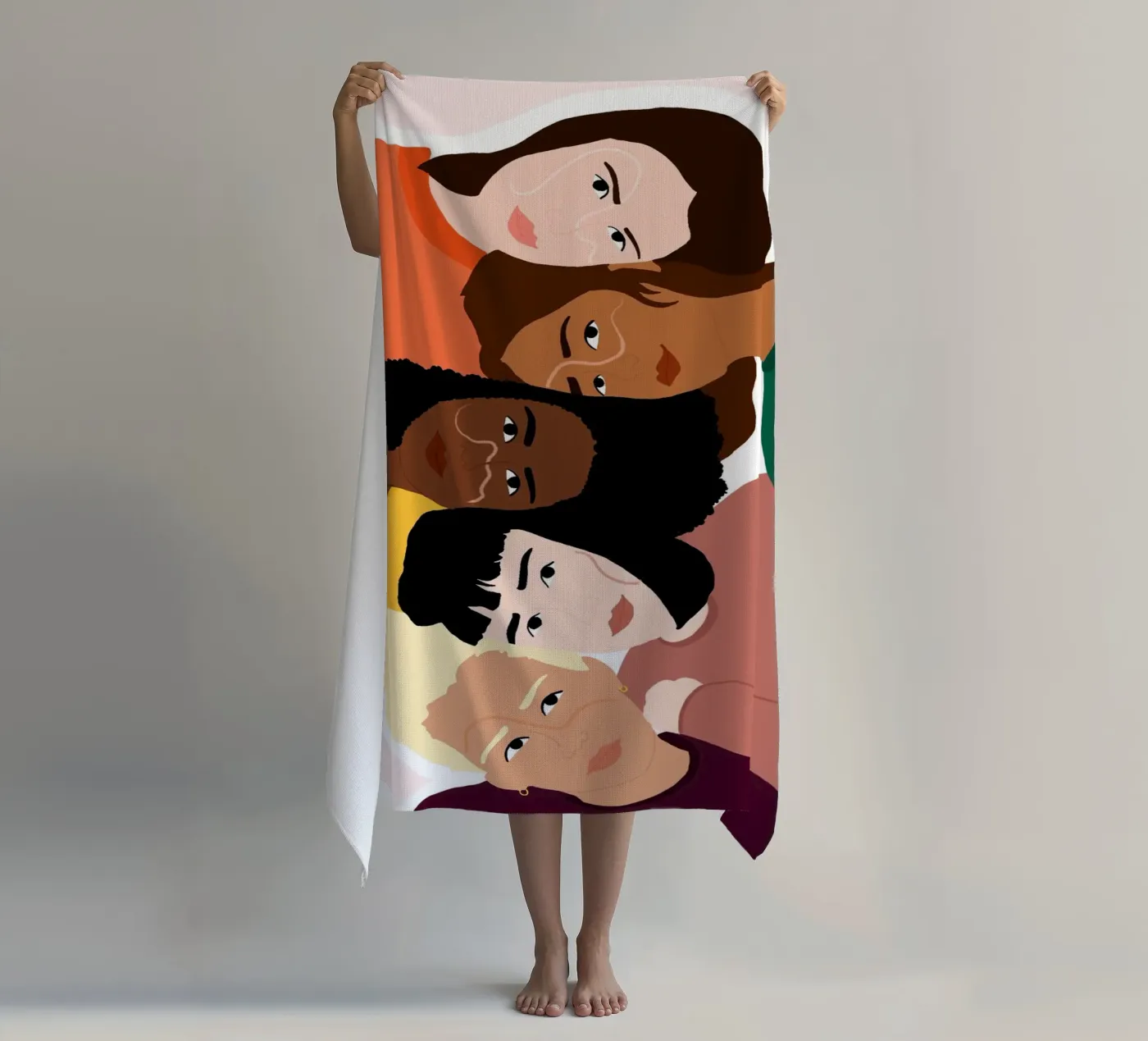 Linked strandhanddoek van Céleste Wallaert