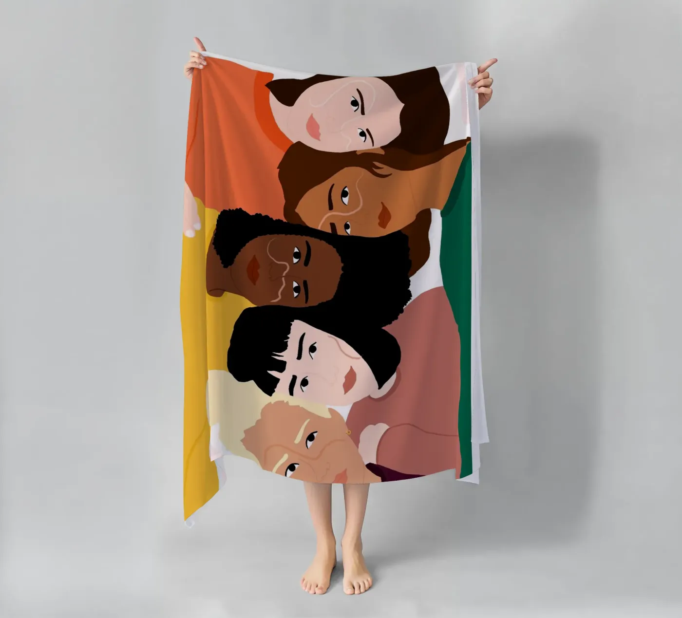 Linked strandhanddoek van Céleste Wallaert