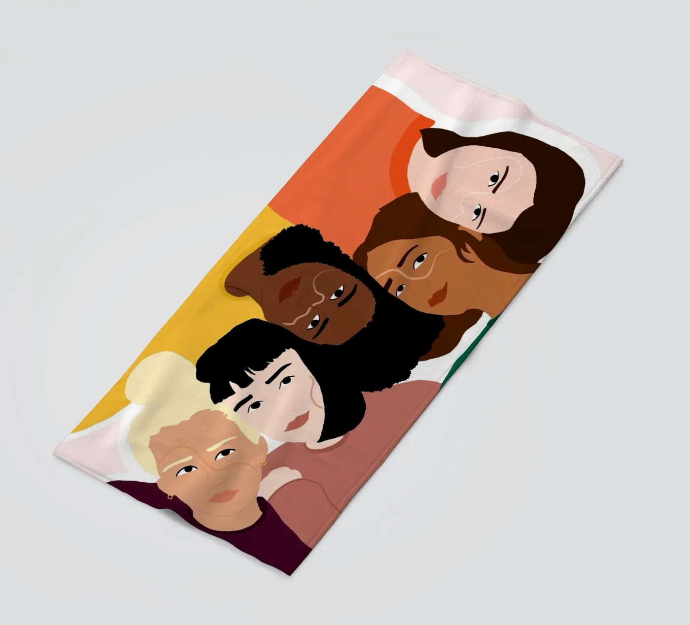 Linked strandhanddoek van Céleste Wallaert