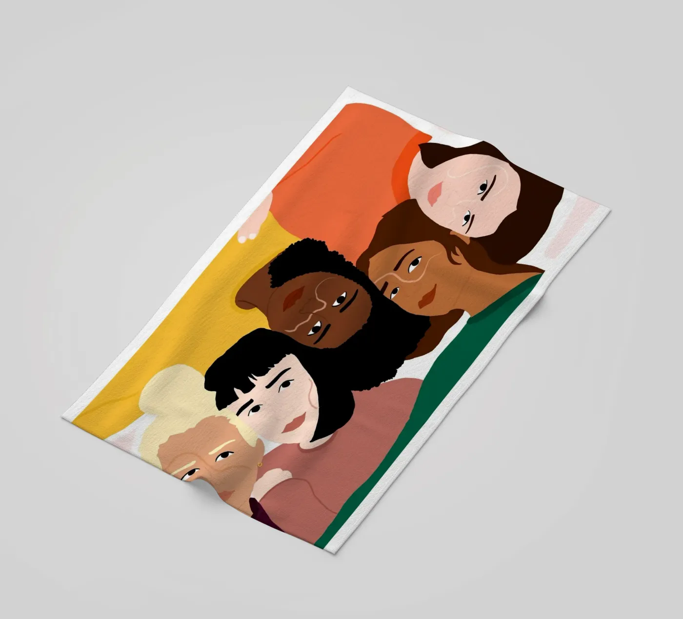 Linked strandhanddoek van Céleste Wallaert