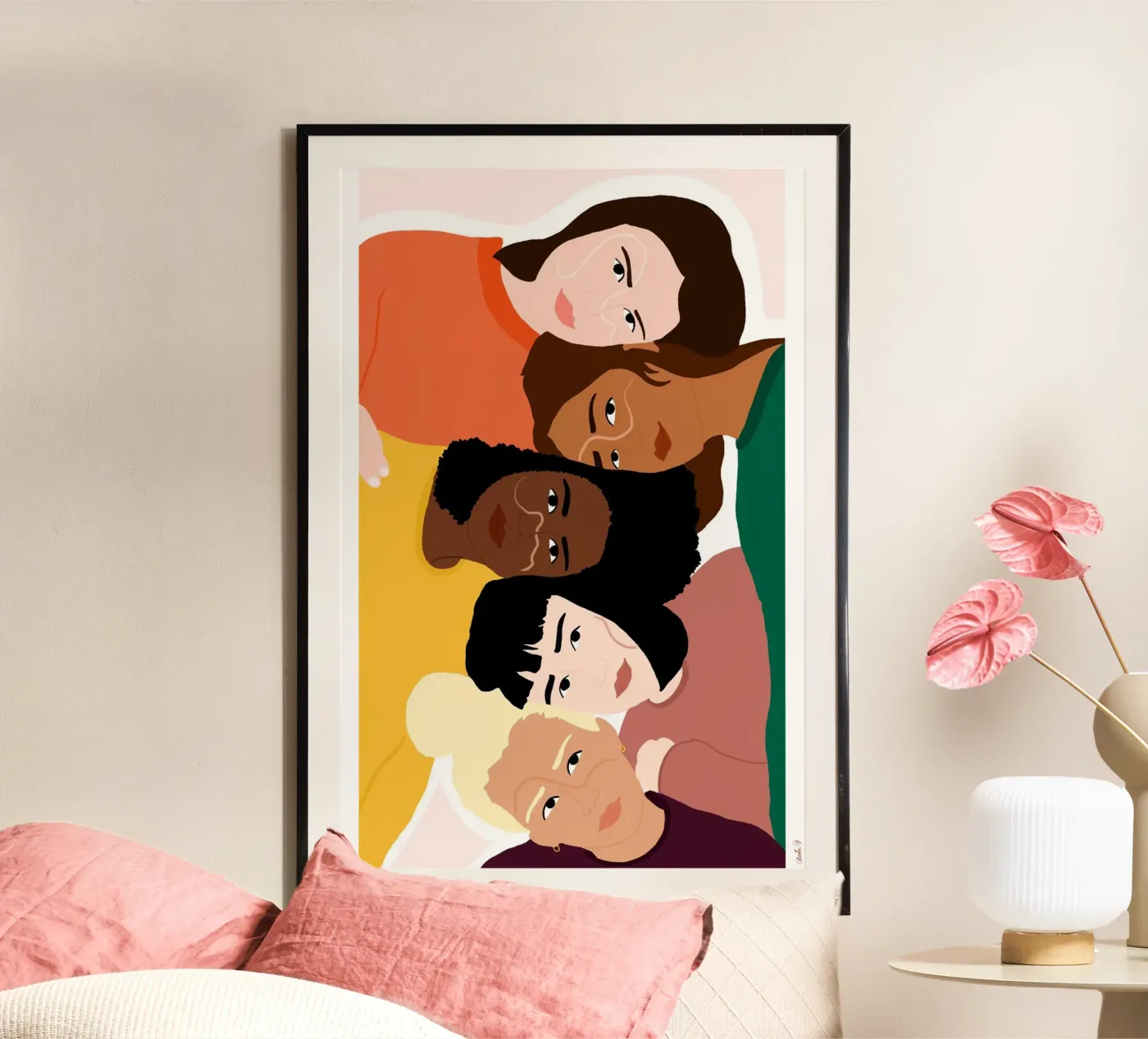 Linked Poster von Céleste Wallaert