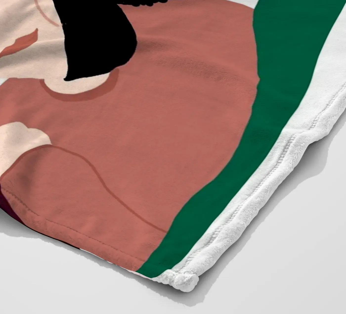 Linked Fleecedecke von Céleste Wallaert