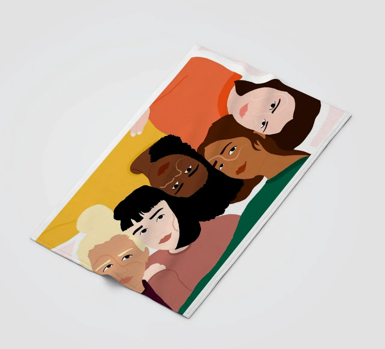 Linked coperta in pile da Céleste Wallaert