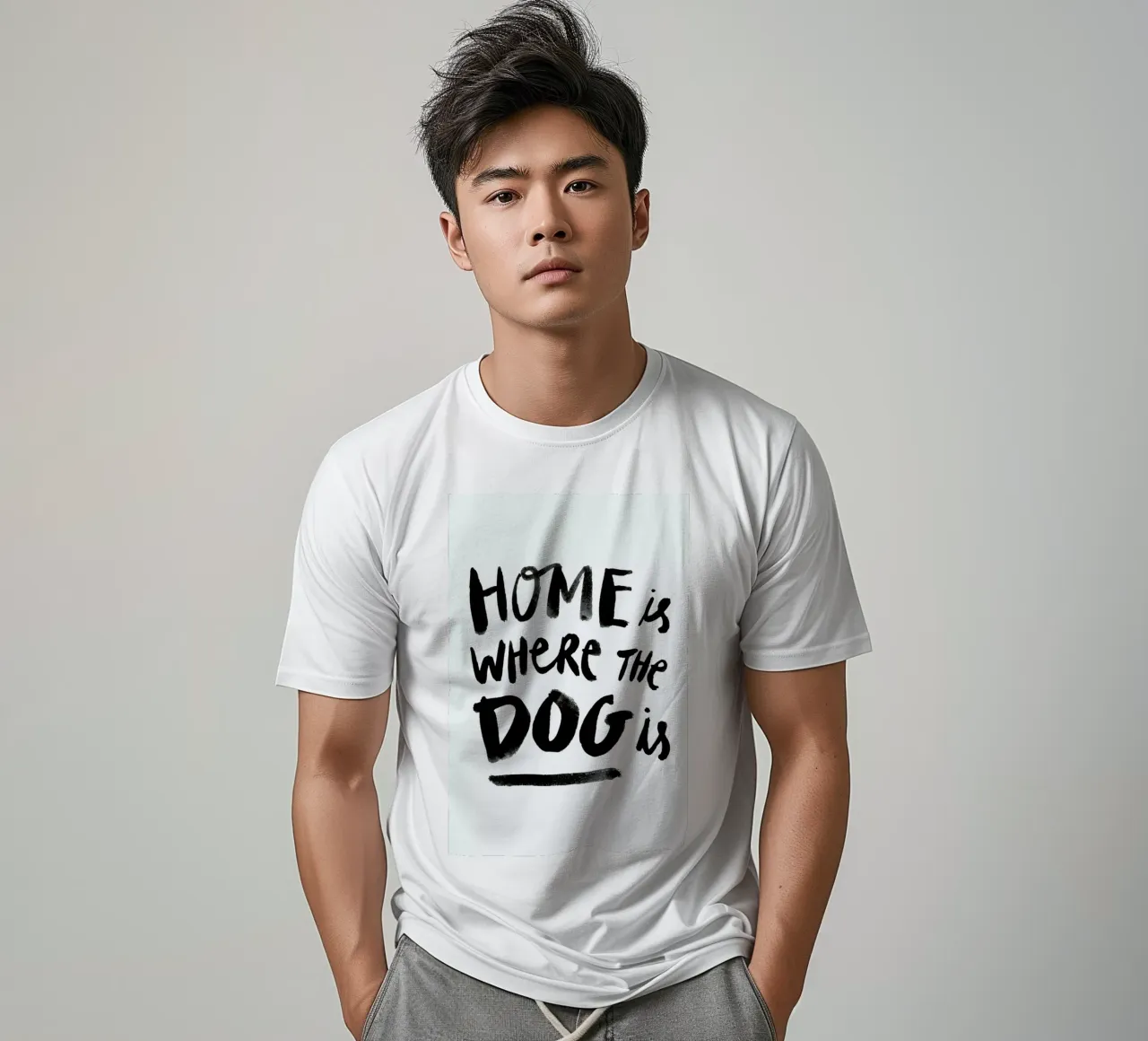 Home Is Where The Dog Is t-shirt da Dead Language