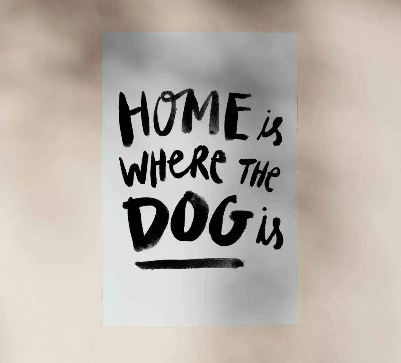 Home Is Where The Dog Is pellicola backlit da Dead Language