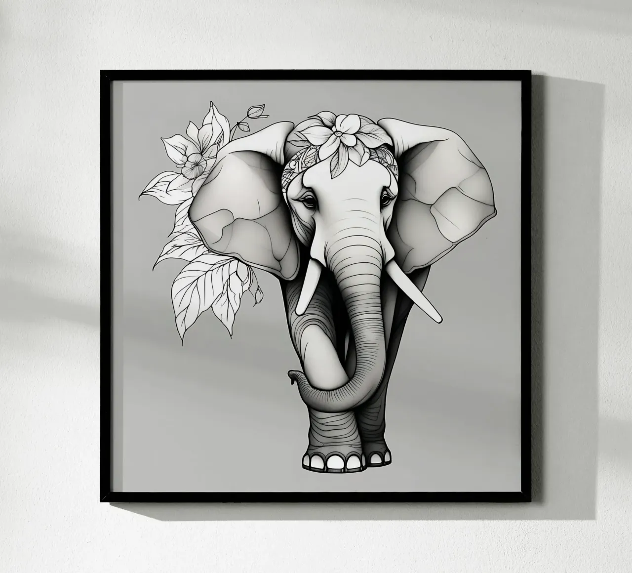 Elephant_Style_B_1 poster by Tierisch bunt by LK
