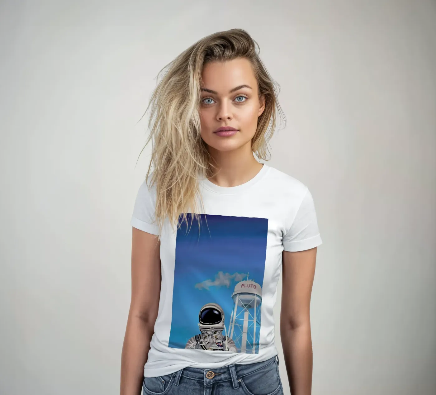Pluto t-shirt da donna da Scott Listfield