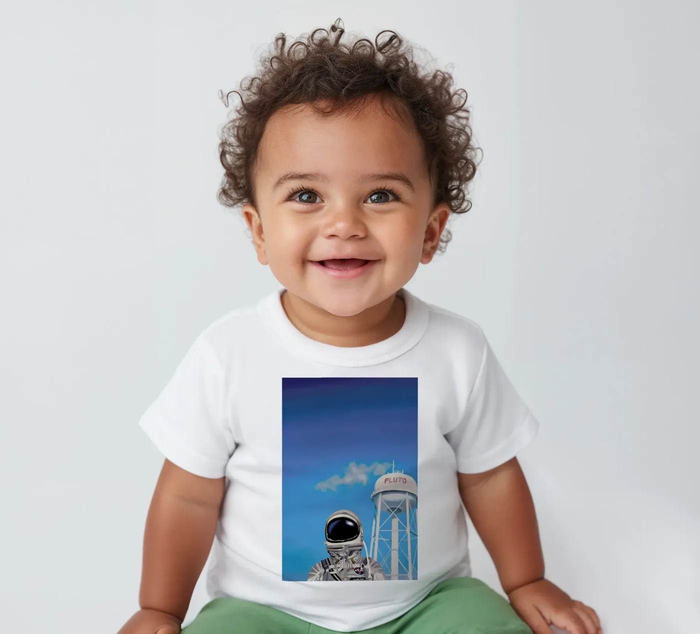 Pluto maglietta neonato da Scott Listfield