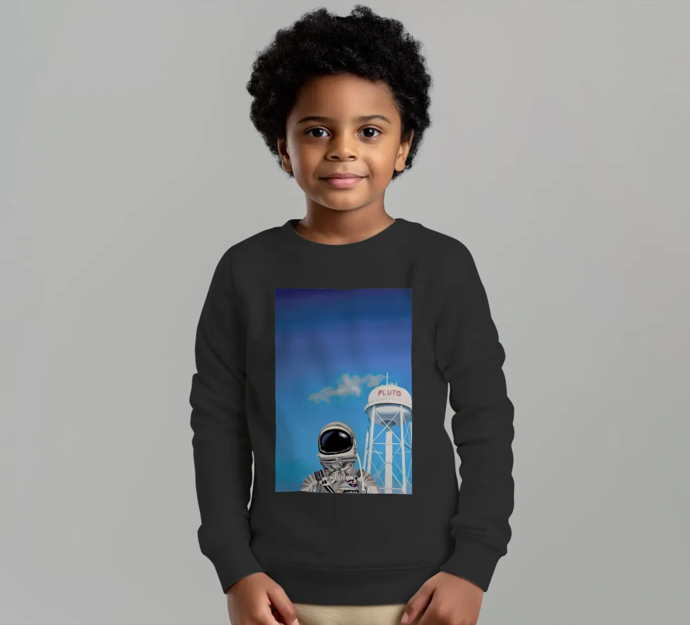 Pluto kinder sweatshirt van Scott Listfield