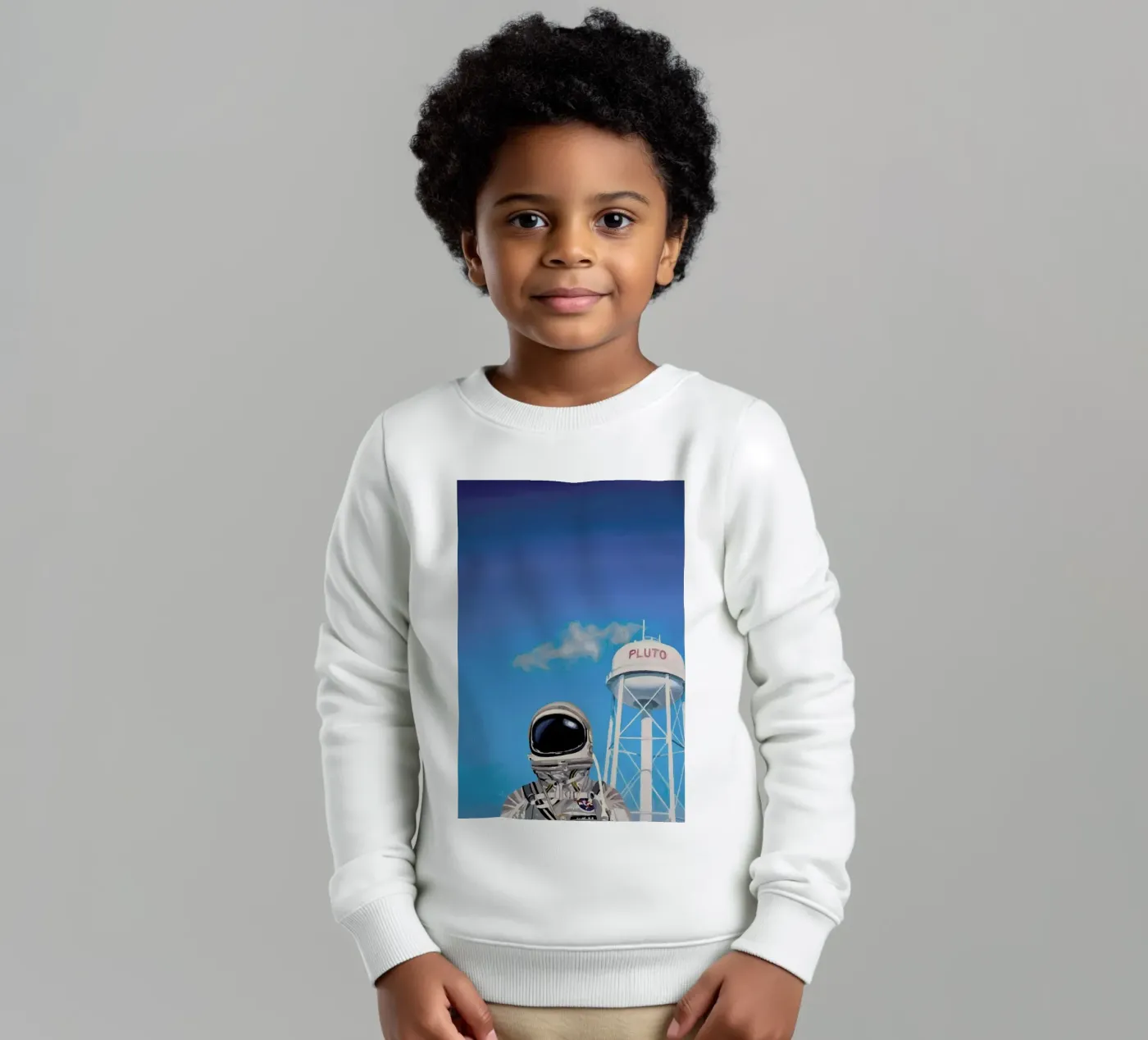 Pluto kinder sweatshirt van Scott Listfield