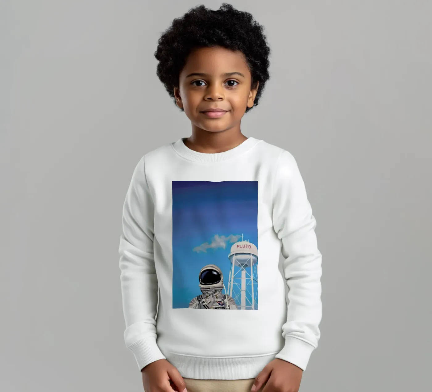 Pluto kinder sweatshirt van Scott Listfield