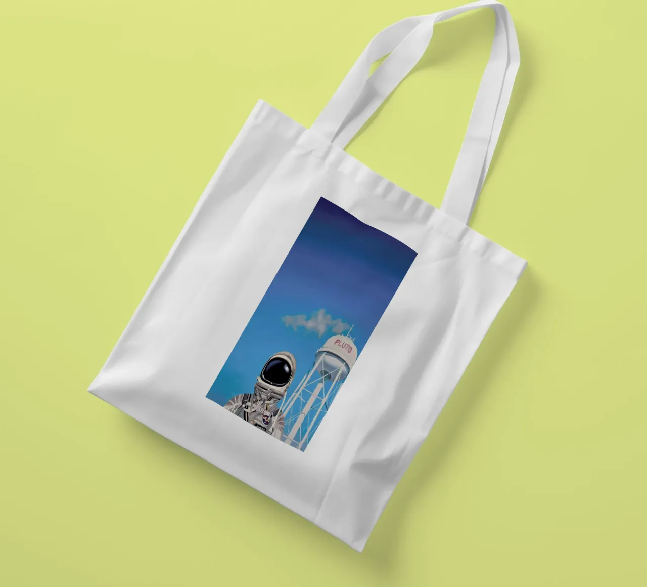 Pluto tote bag by Scott Listfield