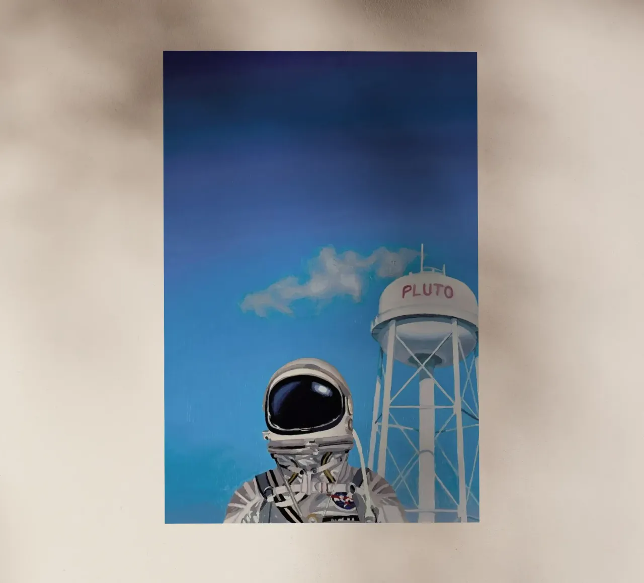 Pluto backlit folie van Scott Listfield