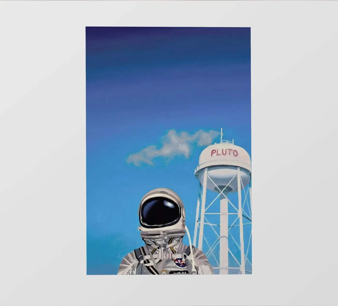 Pluto backlit folie van Scott Listfield